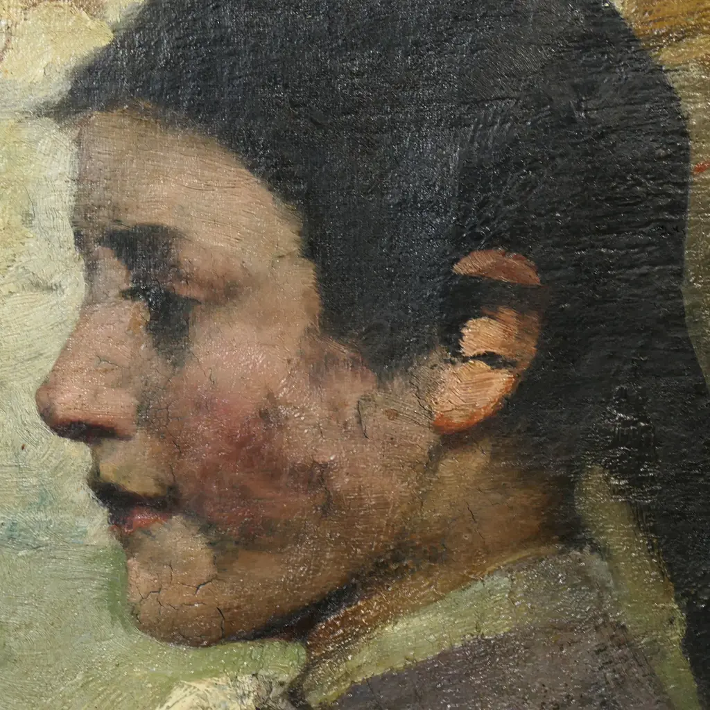 Sir James Guthrie RA PRSA (1859-1930) 'Sketch' (for 'Schoolmates'), Image 1++