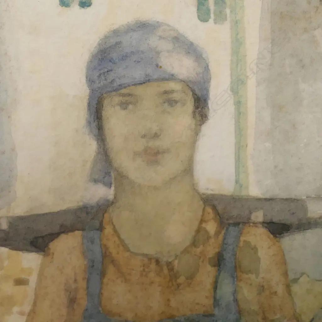 Stanley Royle (1888-1961) untitled Goose Girl, Image 1++