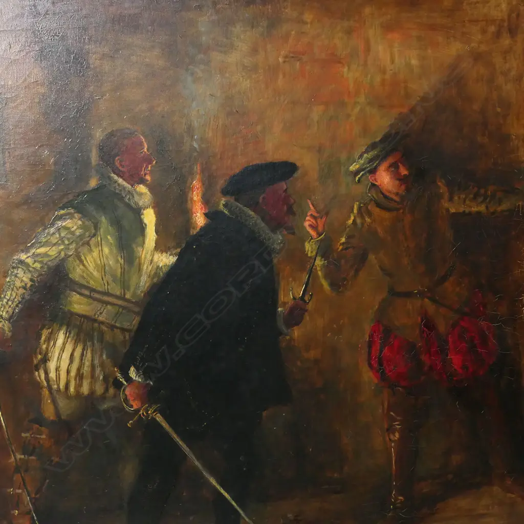 A. Leicester Burroughs (UK 1872-1916) 'Guy Fawkes Fifth November', Image 1++