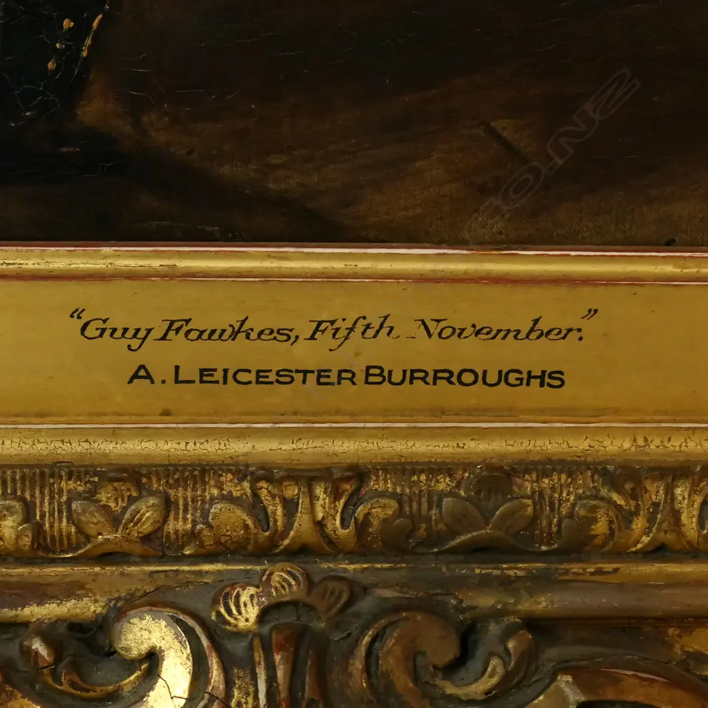 A. Leicester Burroughs (UK 1872-1916) 'Guy Fawkes Fifth November', Image 1++