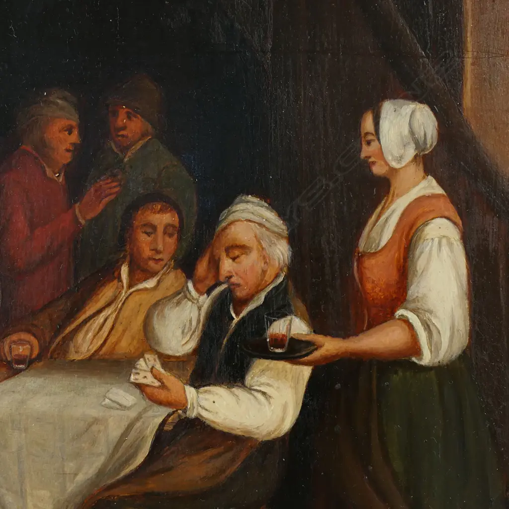 Artist unknown 19thC Dutch school interior scene, Image 1++