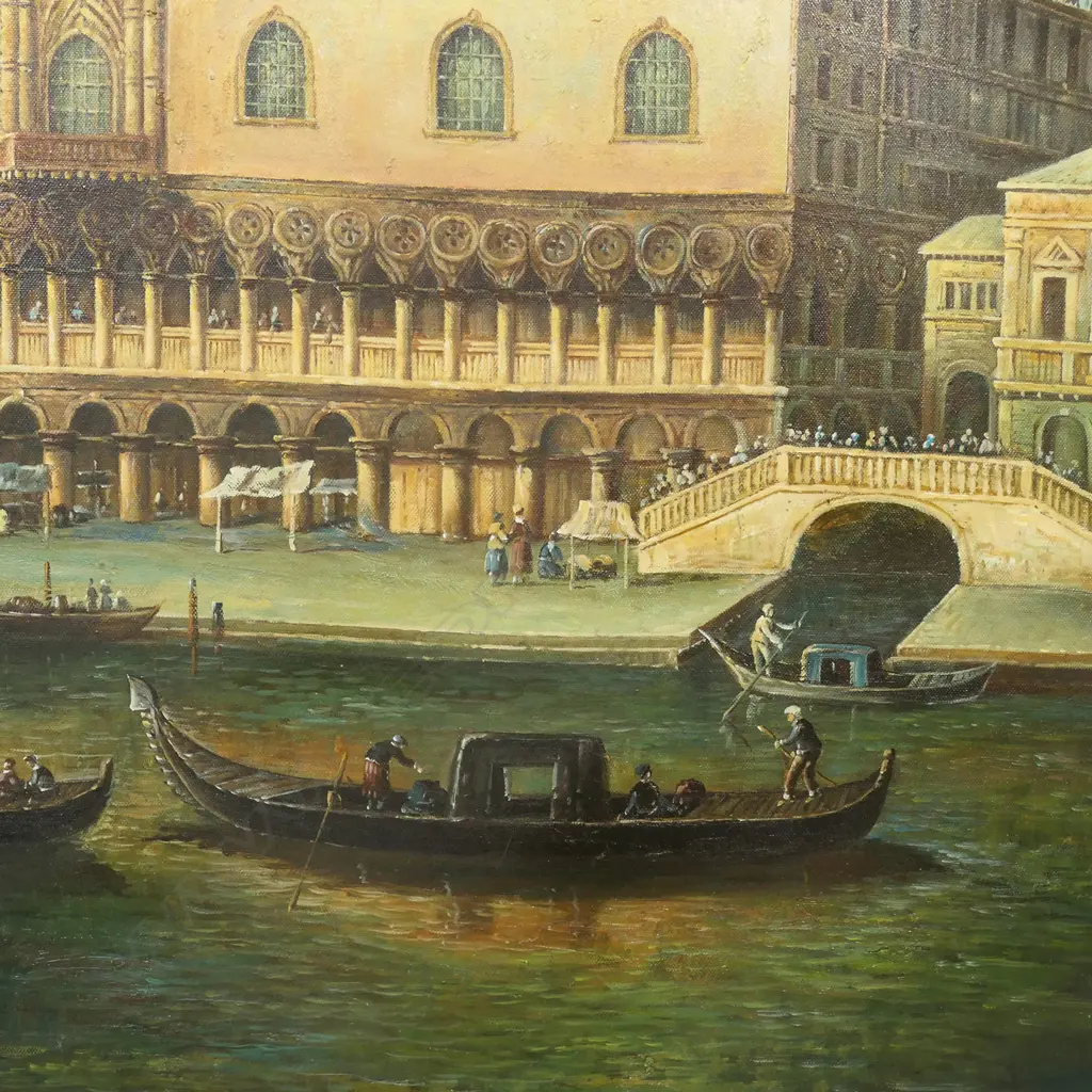 Roco (Late 20thC) 'Piazza San Marco (St. Mark's Square) and the Grand Canal Venice, Image 1++