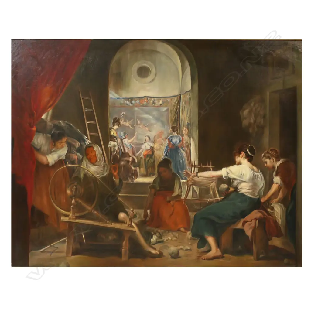 After Diego Velazquez Las Hilanderas (The Spinners), Image 1++