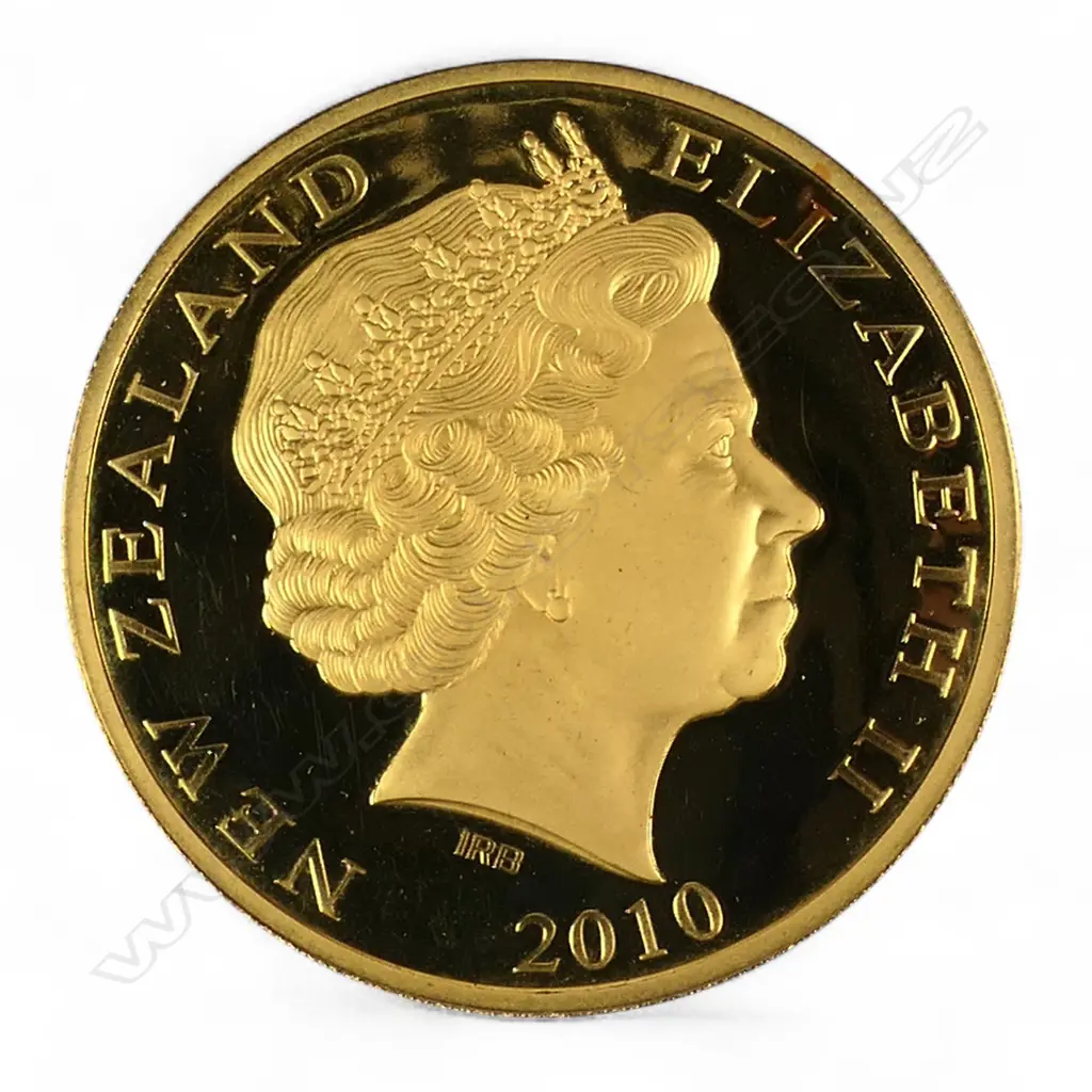 A gold (0.999) NZ 1oz ten-dollar coin, Image 1++