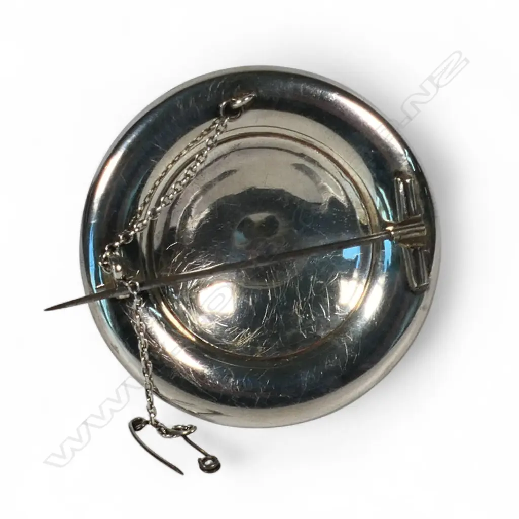 A quality late Victorian silver and multi stone agate set brooch, Image 1++