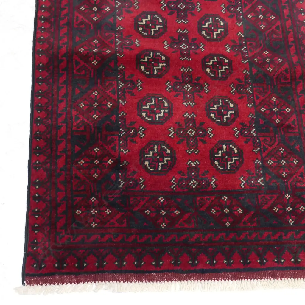 A hand knotted Turkman runner, Image 1++