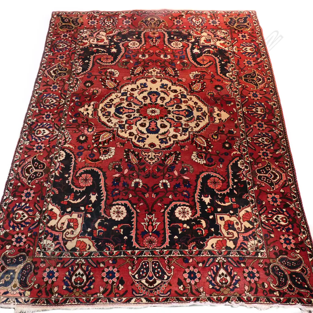A large Iranian wool on cotton Bakhtiari carpet, Image 1++