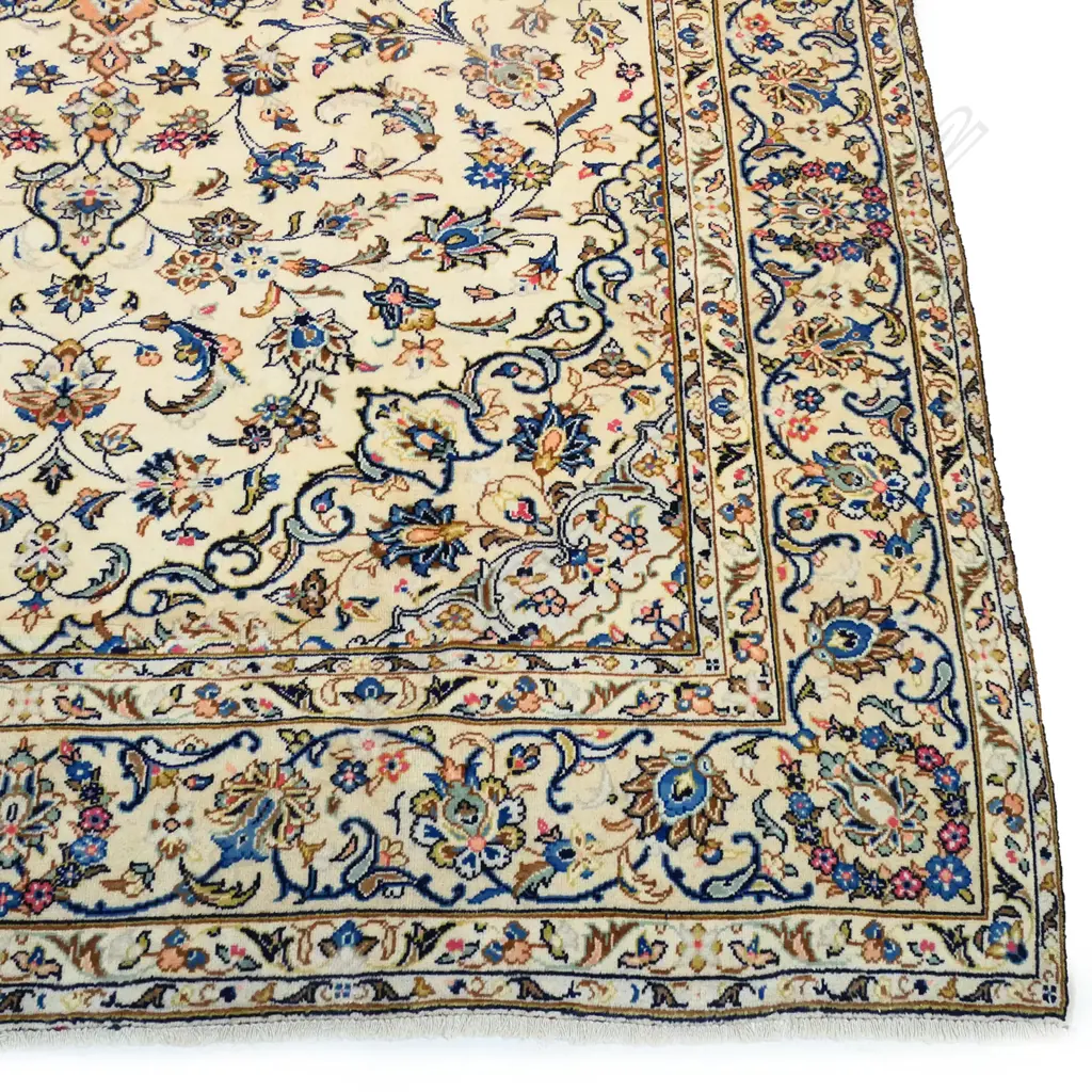 A fine hand knotted Kashan carpet, Image 1++