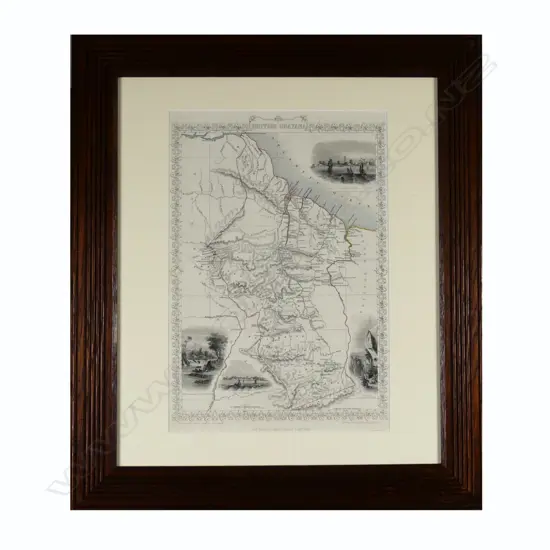 A map of British Guyana