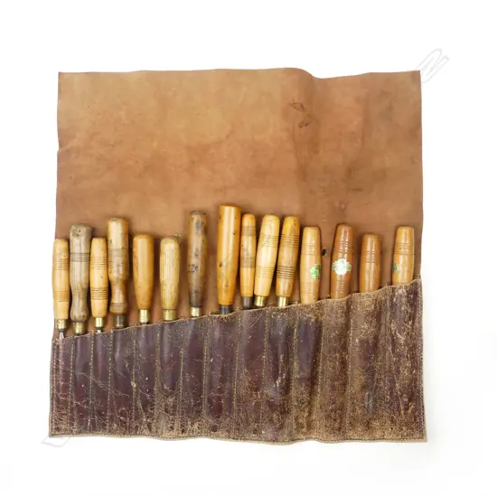 A selection of chisels and gouges