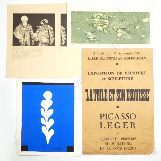 Picasso / Leger Exhibition Poster (1967)