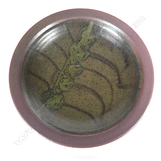 A Peter Stichbury large circular shallow bowl