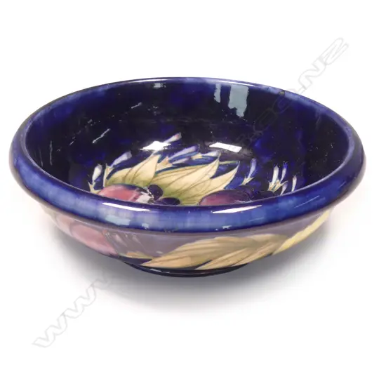 A William Moorcroft Wisteria decorated bowl