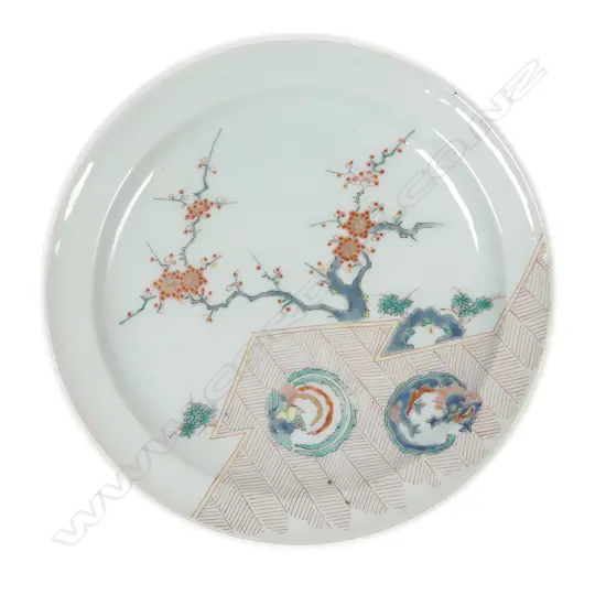 An old Japanese Kakiemon plate