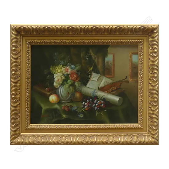 Still life in the Dutch 18thC manner