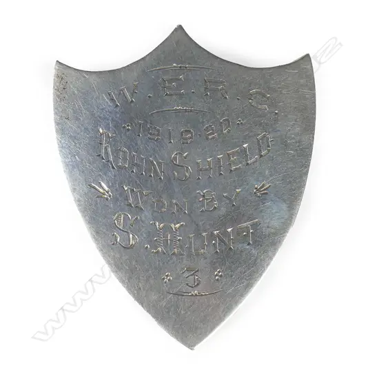 A N.Z. historical silver 'Kohn Shield'