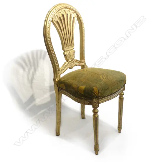 A French style salon chair