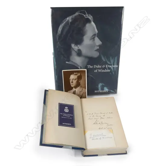 An Edward VIII presented book and ephemera