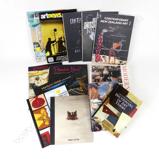 A selection of art books