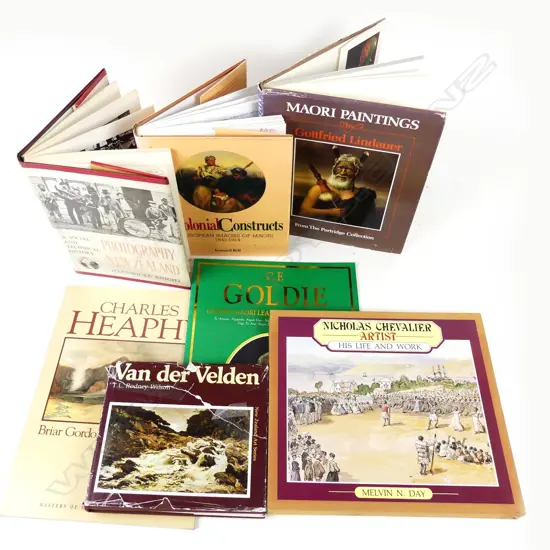 A selection of NZ art books