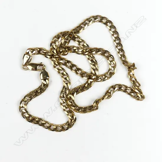 A 9ct gold chain