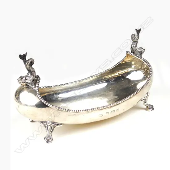 An Edwardian boat shaped bonbonniere