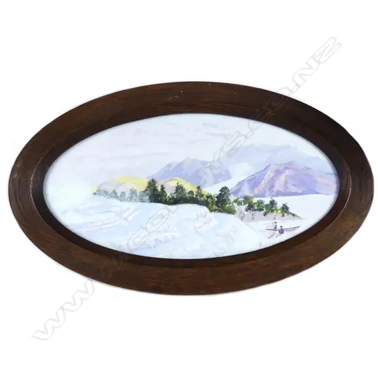 B.J. Sellers 'The White Terraces' watercolour