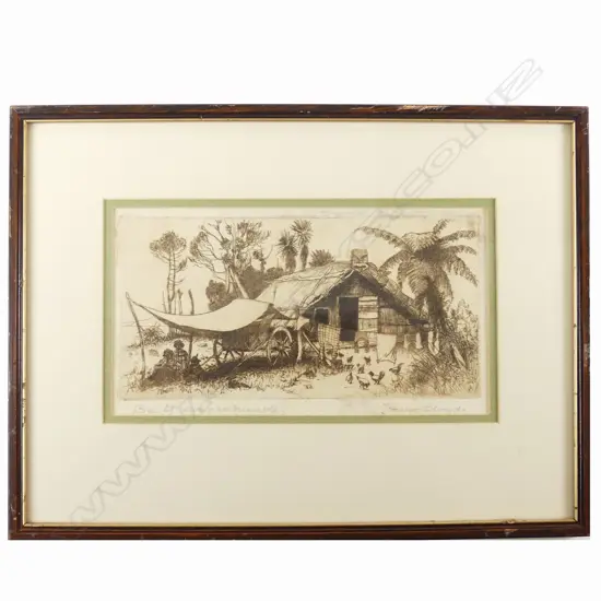 An etching by Trevor Lloyd (1863-1937)