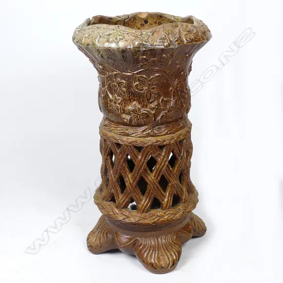 A Benhar Pottery salt glazed umbrella stand
