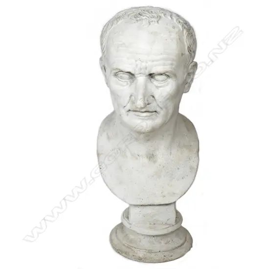 A Roman plaster bust