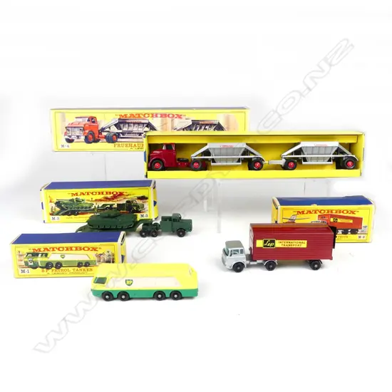 Four boxed Lesney 'Matchbox' model vehicles