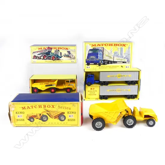 Three boxed Lesney 'Matchbox' model vehicles