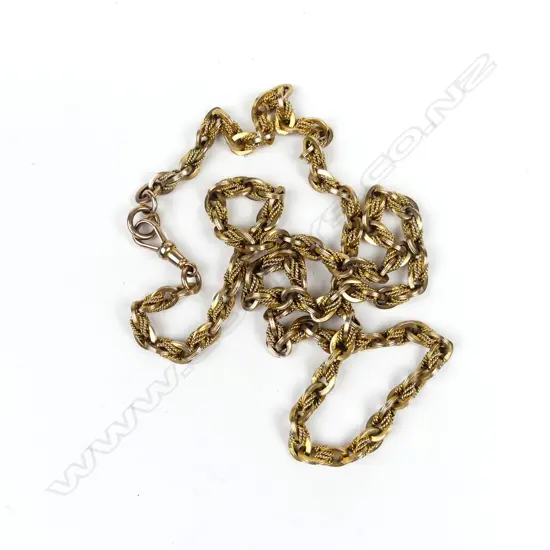 A 9ct gold chain