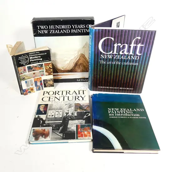 Five books on N.Z. art etc.