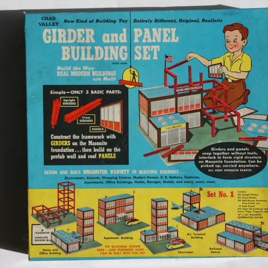 Chad Valley ‘Girder and Panel’ building set