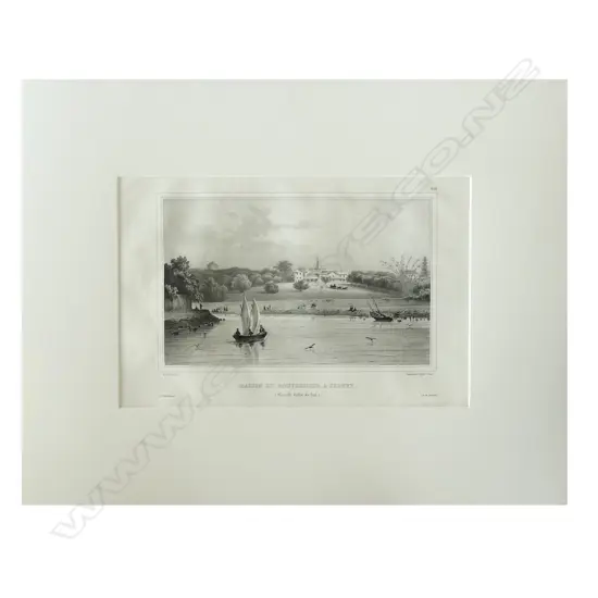 A lithograph from D'Urville's Voyage de L'Astrolabe