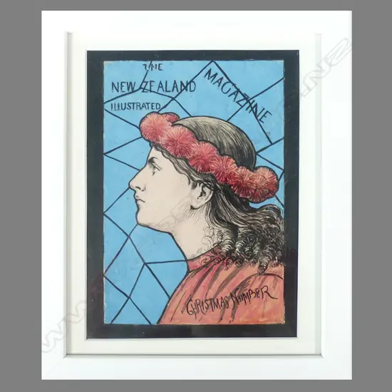 Original artwork for the cover of ‘The New Zealand Illustrated Magazine'
