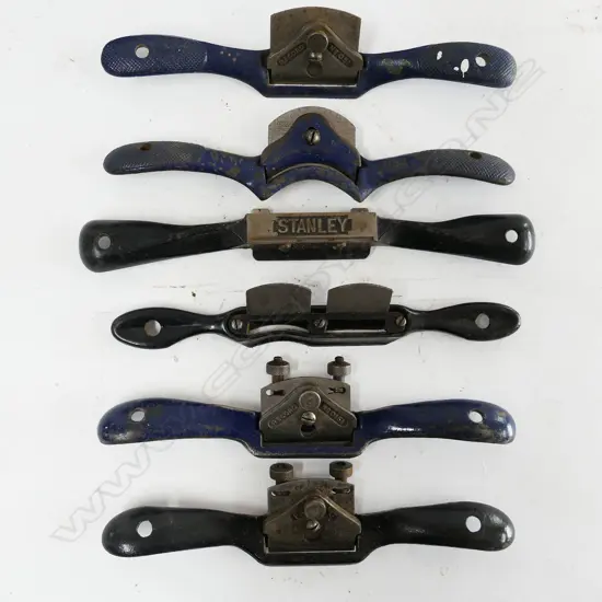 A Stanley No.72 spokeshave and five others