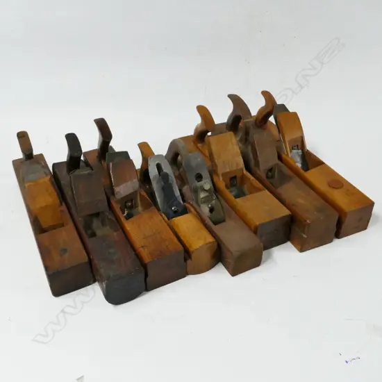 Eight various jack planes