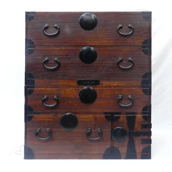A Japanese tansu chest