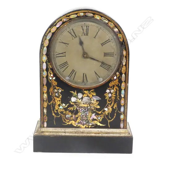A Regency mantel clock