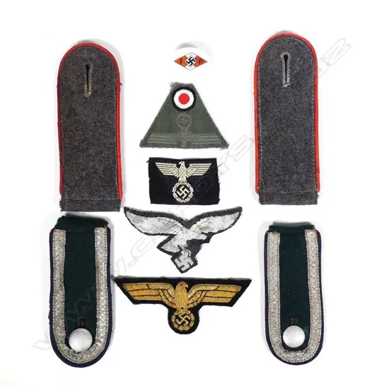 A selection of German WWII insignia