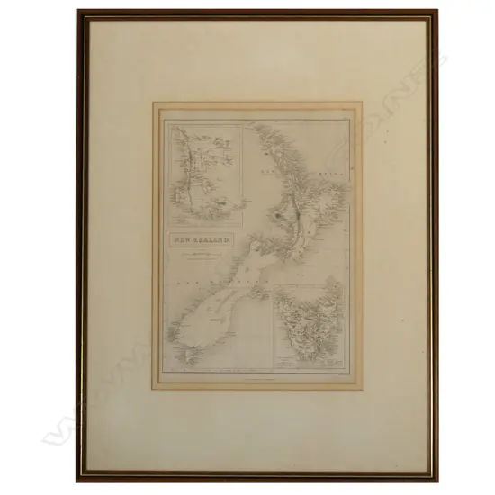 A mid-19thC map of New Zealand