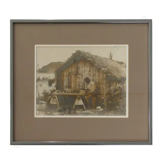 A vintage silver gelatin photograph