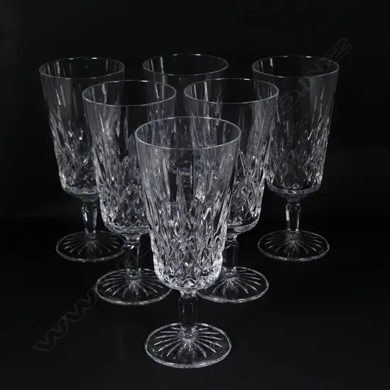 A set of six Waterford 'Lismore' tall beverage glasses