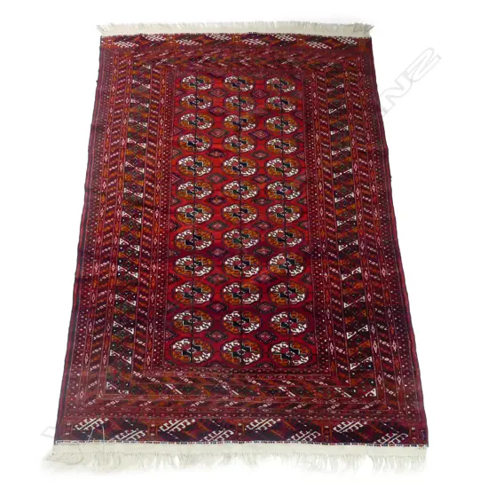 A fine all wool Turkman rug