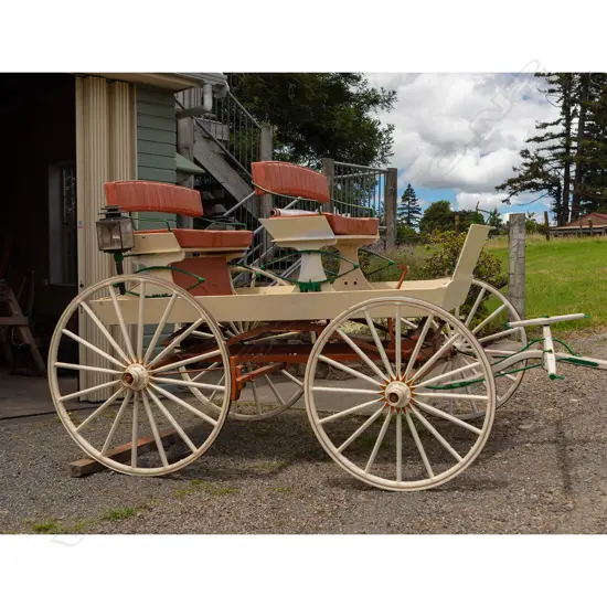 Adelaide Express - open double seat waggonette/buggy,