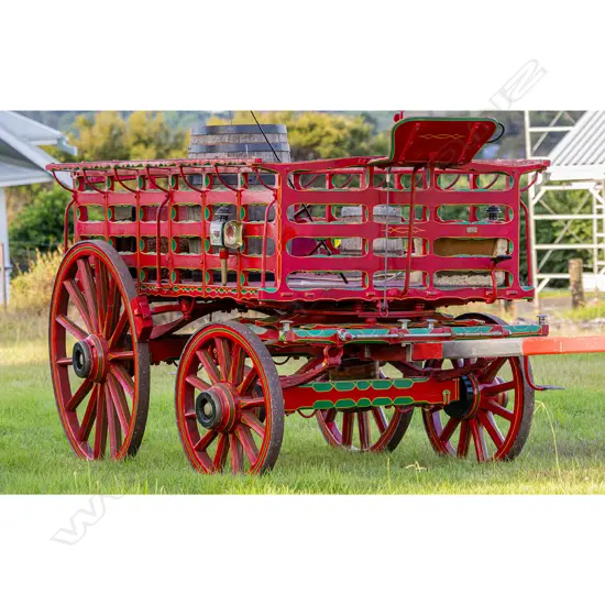 1896 May Brothers (Luton UK) Lion Brewer dray,