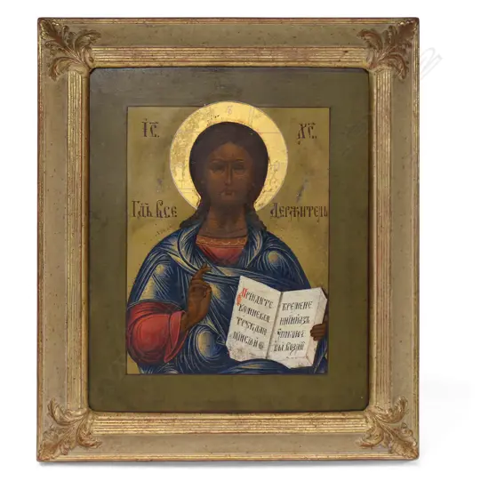 A 19thC Russian icon artwork,