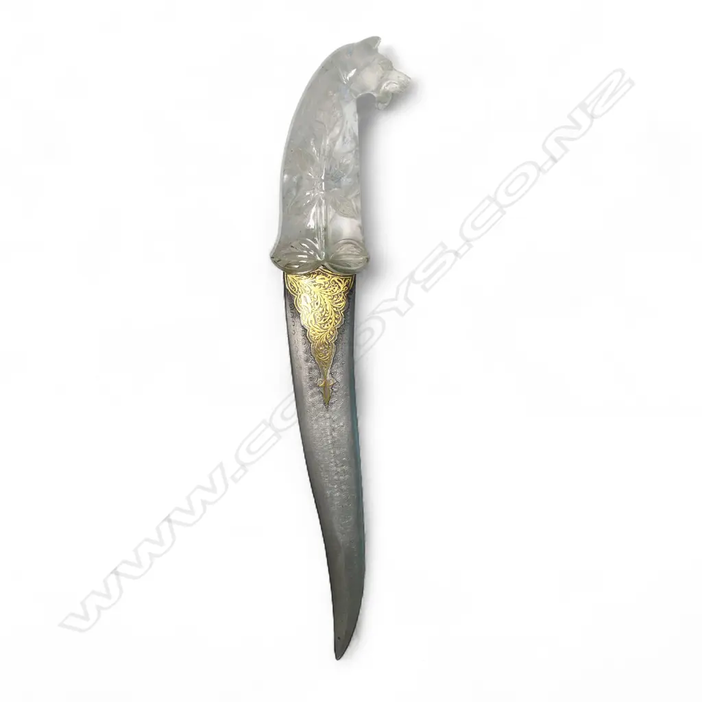 Indo-Persian Damascus dagger, Image 1++